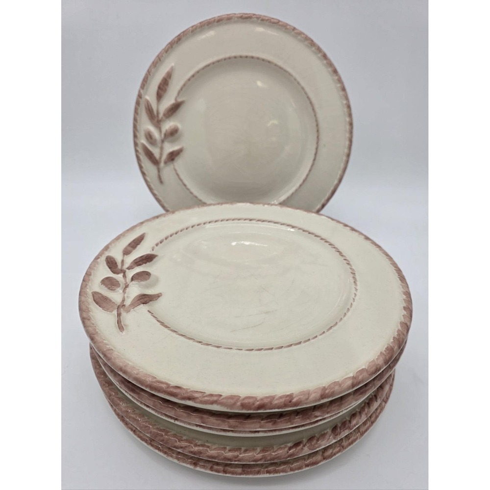 Ironstone Italy Plates Set Of 6